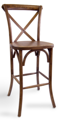 Ash Crossback Stool