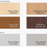 Laminate Standard Color Options