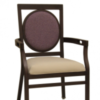 3235 Traditional Woodlook Stack Chair Cut Out