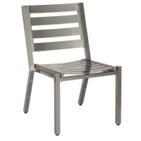 Slatted Seat Outdoor Dining Chair