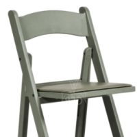 Grey Resin Folding Chair