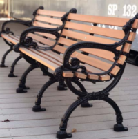 Ornate Park Bench