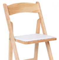 Natural Wood Folding Chair