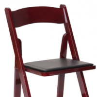 Mahogany Wood Folding Chair