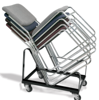 Compact Stacker Chair Cart