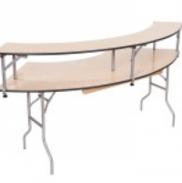 Serpentine Plywood Folding Table