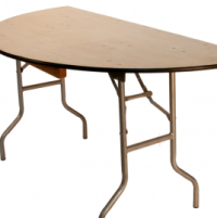 Half Round Plywood Folding Table